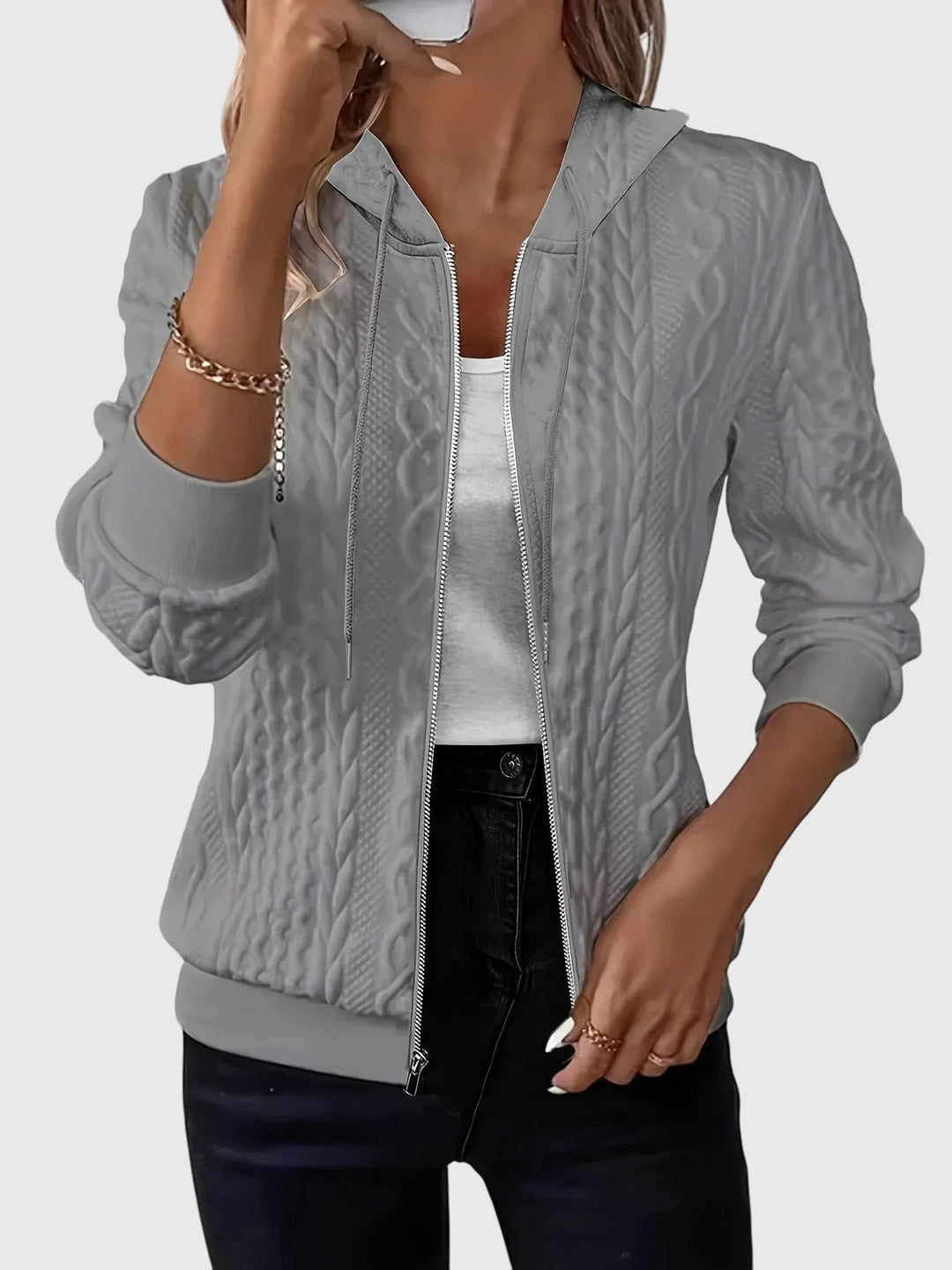 Lena™ - Dukserica sa rajsferšlusom