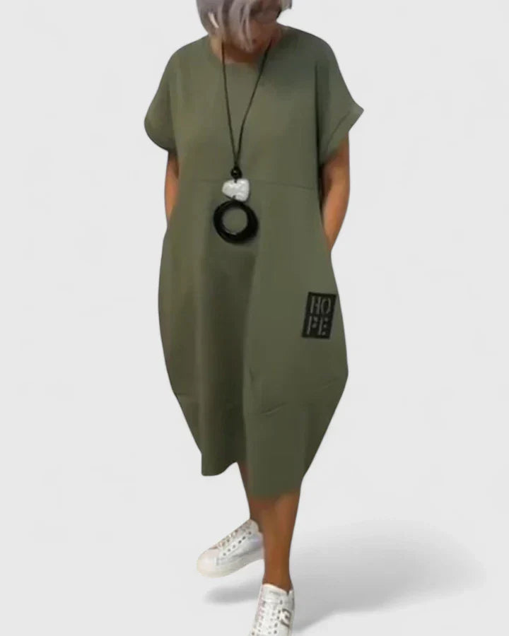 Thalyssiah | Udobna Midi Haljina