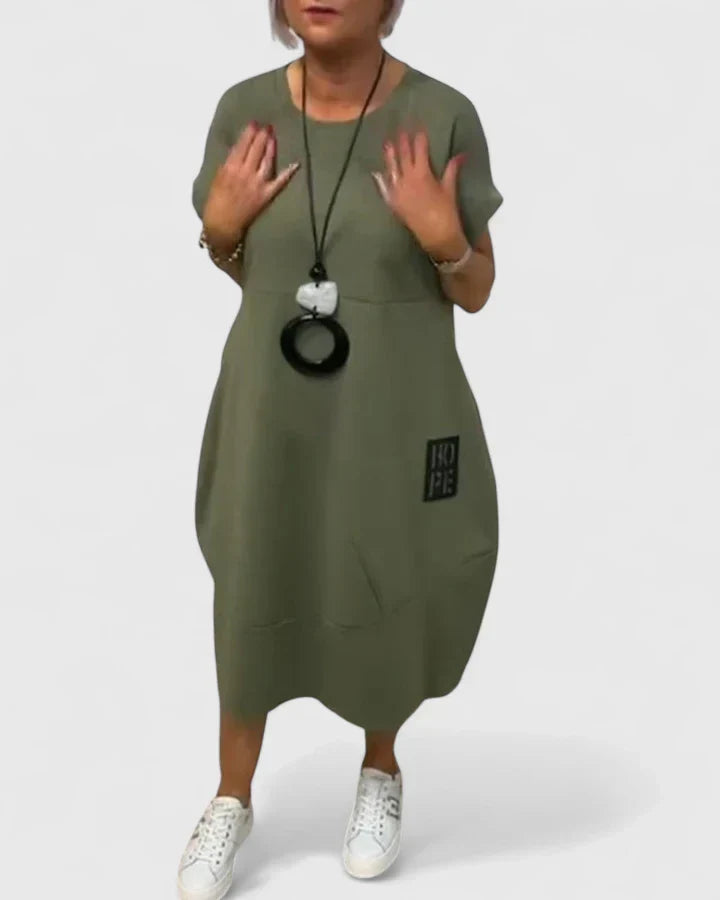 Thalyssiah | Udobna Midi Haljina