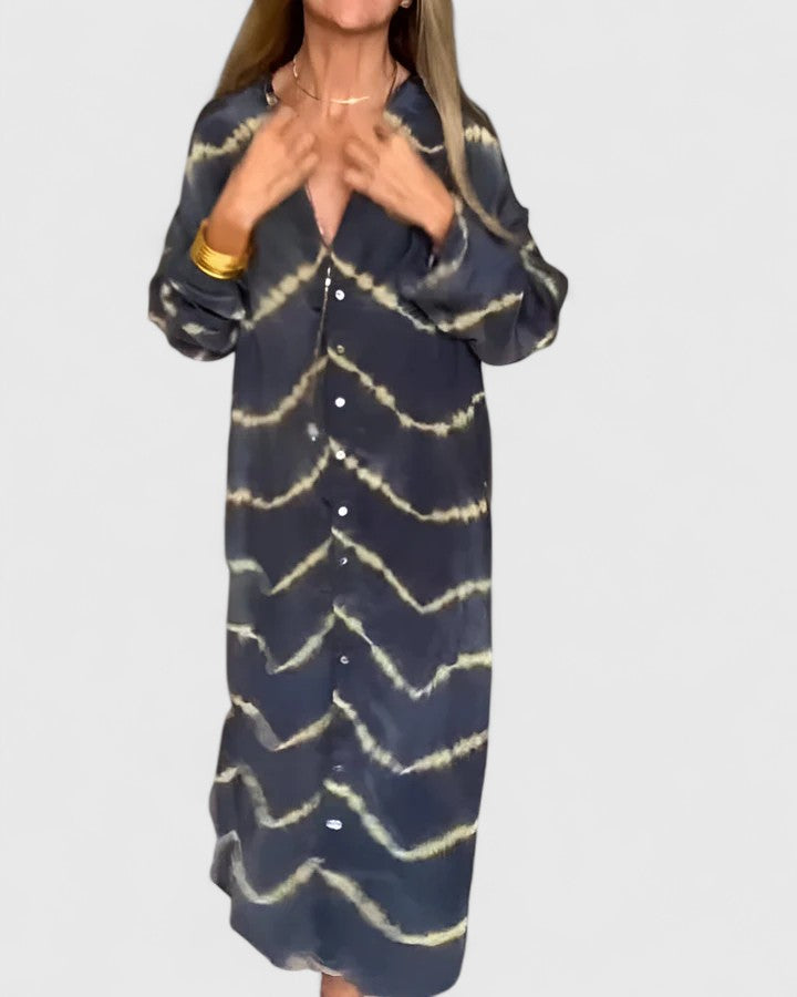 Amelie™ | Elegantna Boho Prugasta Maxi Haljina